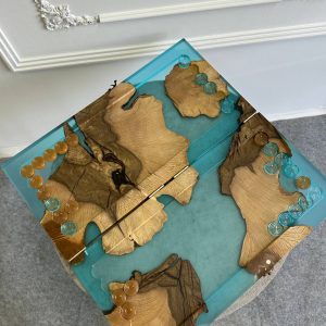 Нарды из дерева и эпоксидной смолы "ПРИБОЙ"