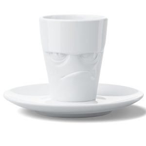 Кофейная пара Grumpy, 80 мл, белая