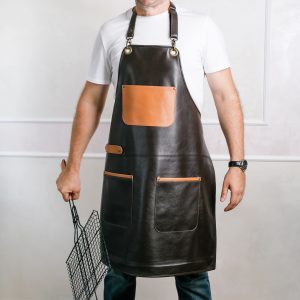 Фартук из натуральной кожи