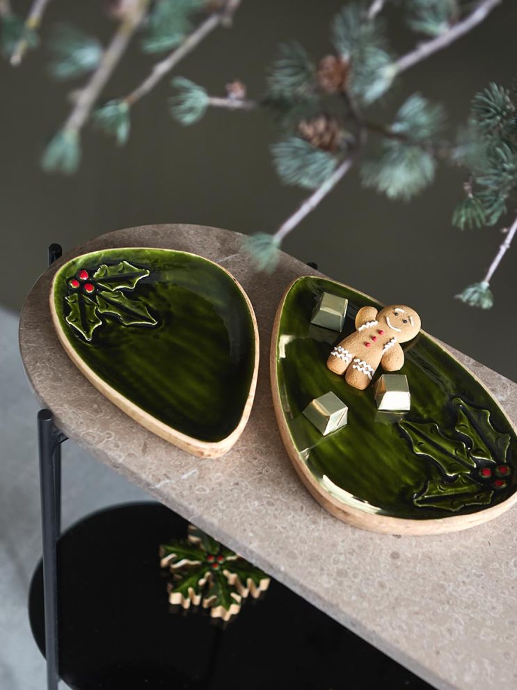 Поднос декоративный Christmas symbol из коллекции New Year Essential, 30 см — фото 4