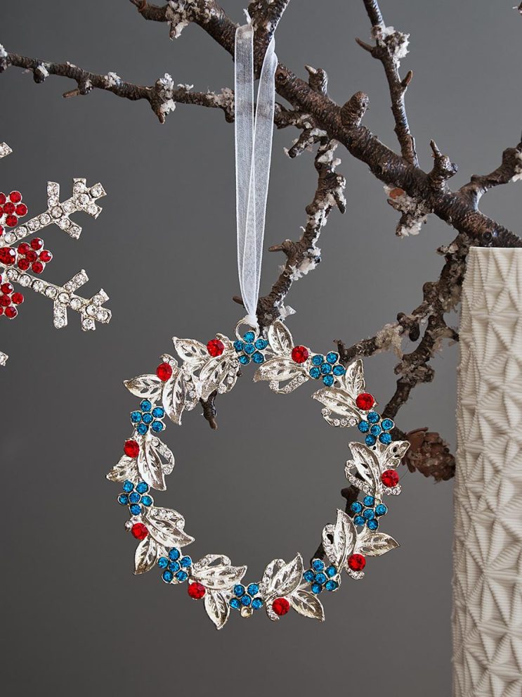 Набор елочных украшений Christmas diamonds из коллекции New Year Essential, 4 шт. — фото 3