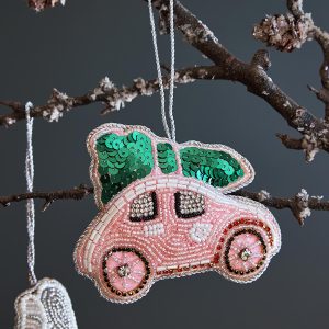 Набор елочных украшений Christmas jewels из коллекции New Year Essential, 4 шт.