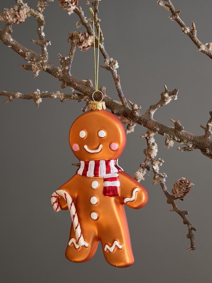 Набор ёлочных украшений Ginger celebration из коллекции New Year Essential, 4 шт. — фото 3
