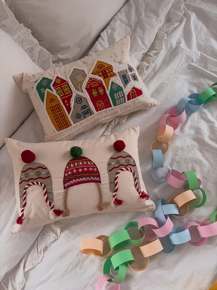Чехол на подушку Cozy knits из коллекции New Year Essential, 30х45 см — фото 5