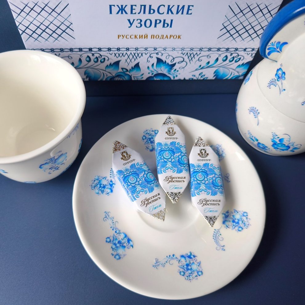 Авторский подарочный набор «Гжельские узоры» — фото 4
