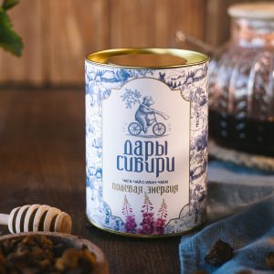 Премиальный чай в тубусе с чагой и иван-чаем