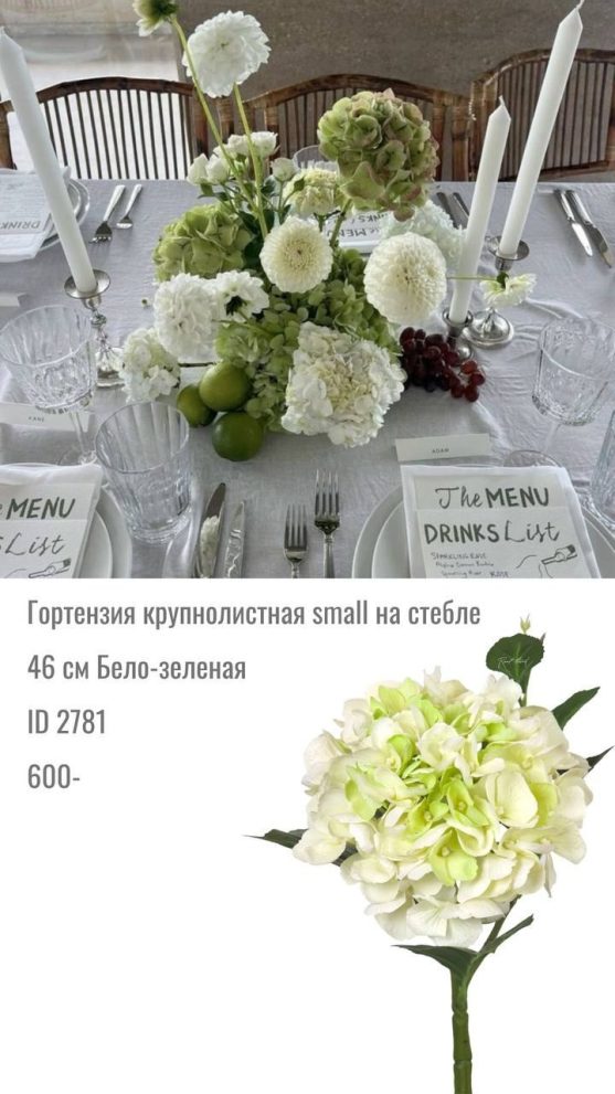 Гортензия Real Touch — фото 5